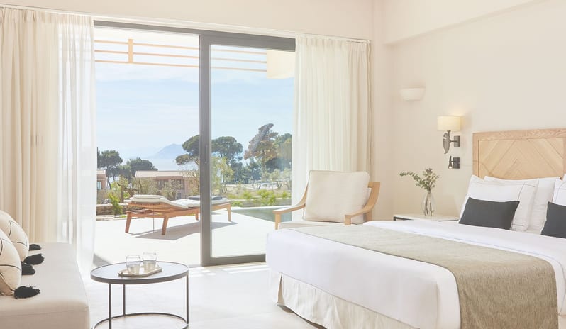 INTERCONNECTED SUITE PRIVATE POOL BEDROOM